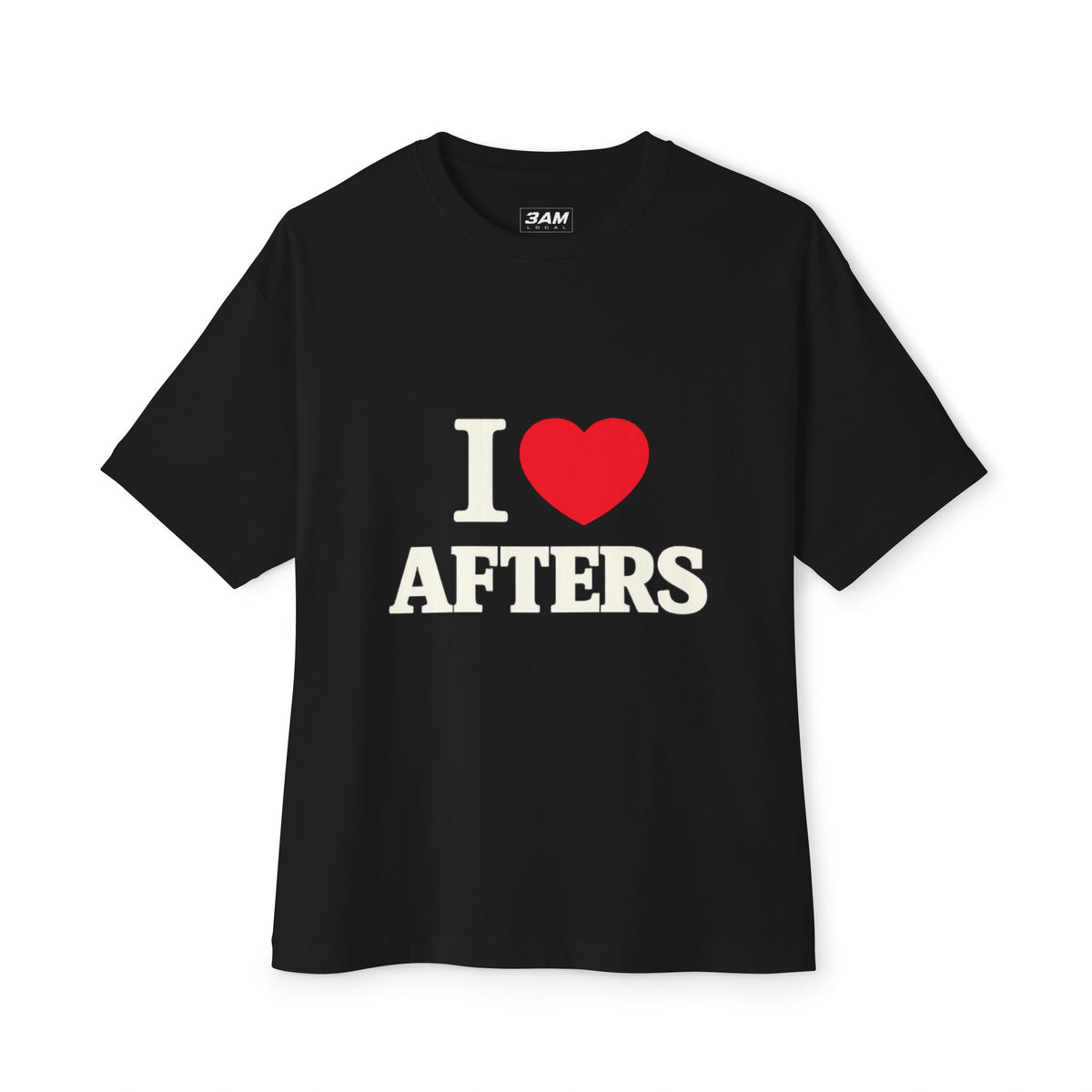TRUE LOVE — 3AM Local oversized boxy streetwear tee, front