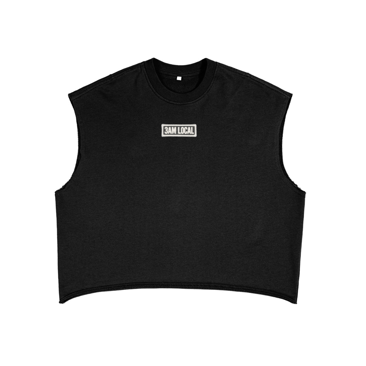 THE AFTERS CUT — 3AM Local oversized boxy streetwear tee, front