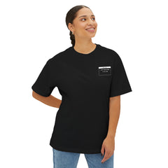 LAST TRAIN HOME — 3AM Local oversized boxy streetwear tee, detail