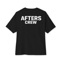 THE CREW — 3AM Local oversized boxy streetwear tee, detail