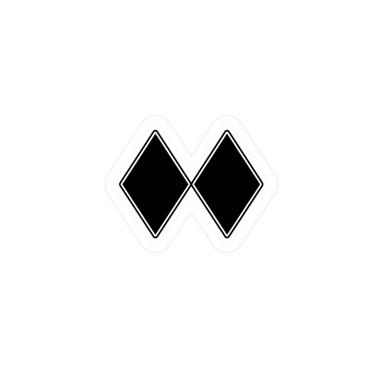 DOUBLE BLACK DIAMOND STICKER — 3AM Local kiss-cut vinyl sticker