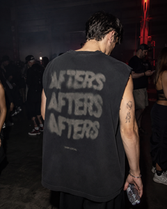 THE AFTERS CUT — 3AM Local oversized boxy streetwear tee, on-body